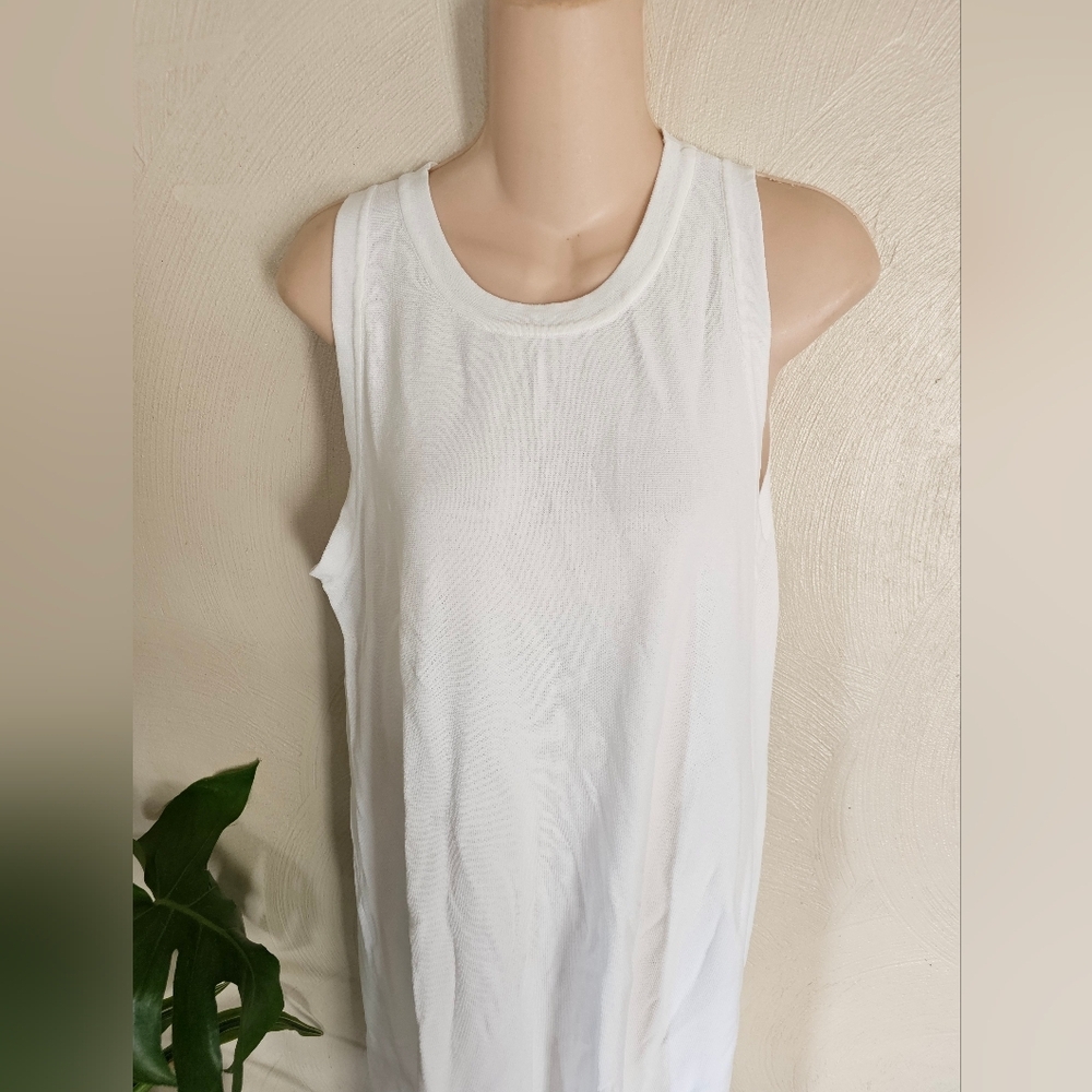 The Drop Gabriela High Neck Cut-in A-line Side-Slit Maxi Sweater Dress Size XL - Picture 6 of 13